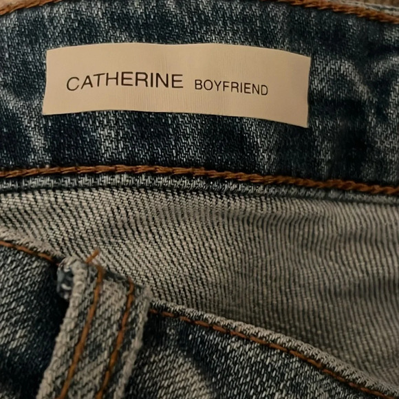 Kut From The Cloth Catherine Straight Distressed Boyfriend Jeans Size 8 - Picture 6 of 8